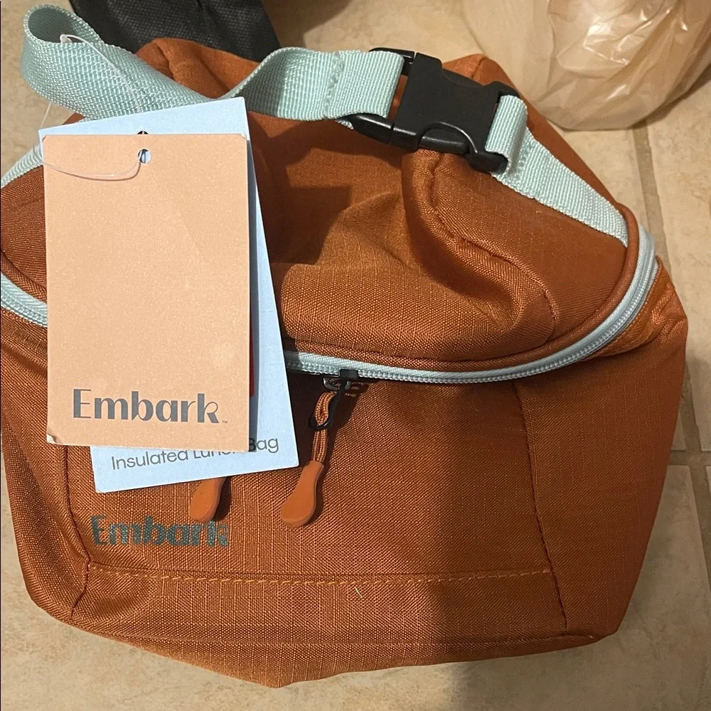 Orange Insulated Lunch Bag - Picture 1 of 1